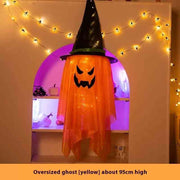 Halloween Decoration Glowing Ghost Party Orange Halloween Decoration Glowing Ghost Party Supplies