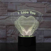 Hands Holding Love Valentines Day Gift Hands Holding Love 3D Night Light