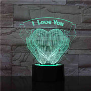 Hands Holding Love Valentines Day Gift Hands Holding Love 3D Night Light