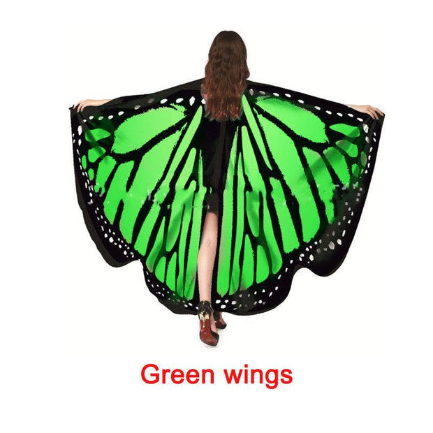 Ladies Fashion Personality Butterfly Cat Wings green / L Ladies Fashion Personality Butterfly Catwalk Costumes