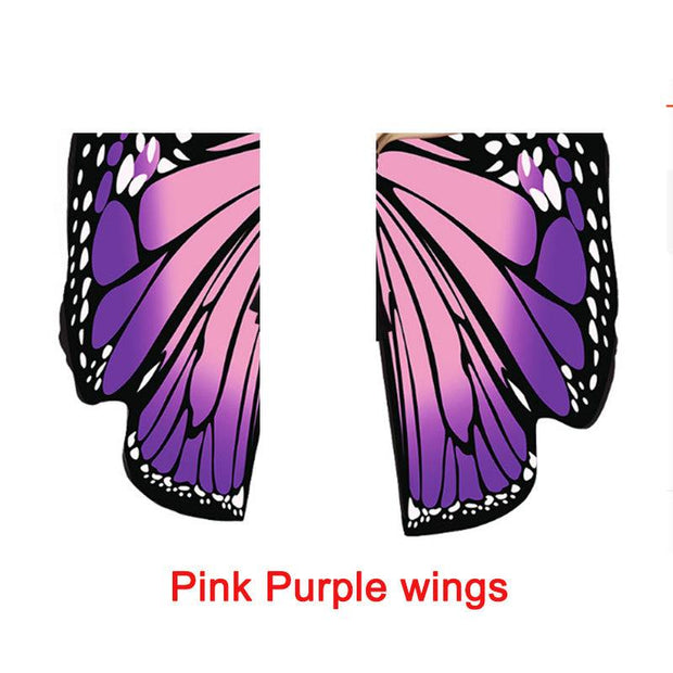 Ladies Fashion Personality Butterfly Cat Wings pink purple / L Ladies Fashion Personality Butterfly Catwalk Costumes