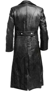 Leather Trench Coat Black Leather Trench Coat