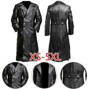 Leather Trench Coat Black Leather Trench Coat