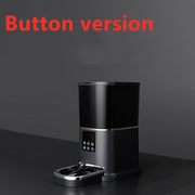 Pet automatic smart feeder 1Black / Button version / EU Pet automatic smart feeder