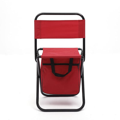 Portable Folding Chair Portable Folding Chair Multifunctional Fishing Ice Pack Stool Camping Folding Stool Can Back Arm Chair