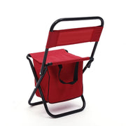 Portable Folding Chair Portable Folding Chair Multifunctional Fishing Ice Pack Stool Camping Folding Stool Can Back Arm Chair