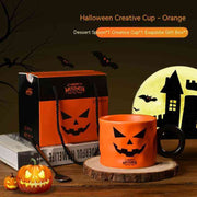 Pumpkin Ceramic Cup With Handle Orange / 15cm Pumpkin Ceramic Cup With Handle