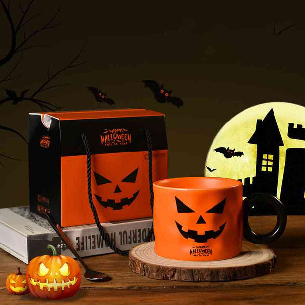 Pumpkin Ceramic Cup With Handle Pumpkin Ceramic Cup With Handle