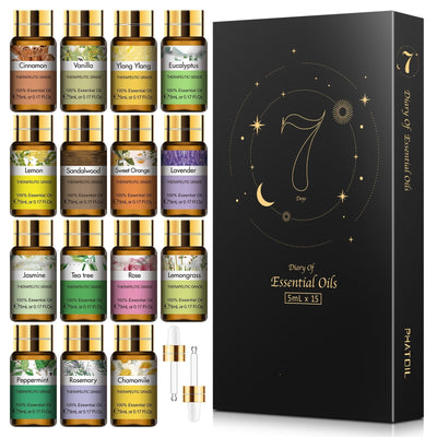 Pure Essential Oils 15pcs Set Pure Essential Oils 15pcs Gift Set Natural Plant Aroma