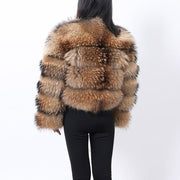 Raccoon Dog Fur Fur Coat Raccoon Dog Fur Splicing