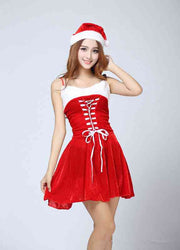 Santa Claus costume Red / G Santa Claus costume For Ladies