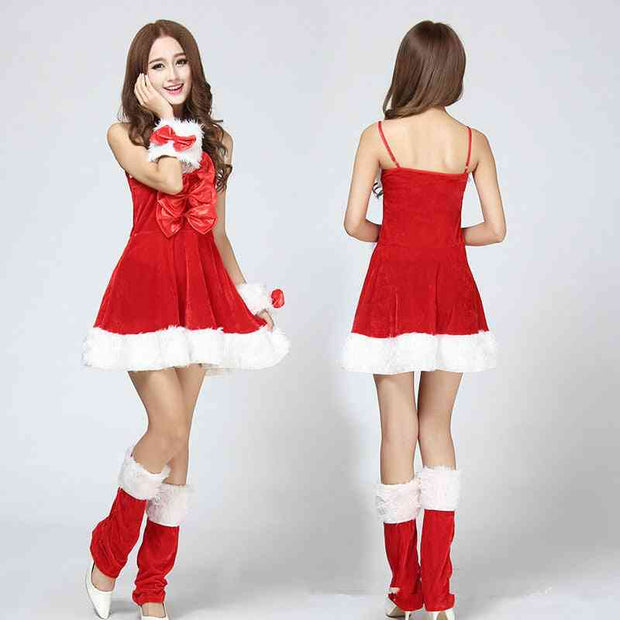 Santa Claus costume Red / L Santa Claus costume For Ladies