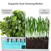 Smart Hydroponics Growing System as picture Smart Hydroponics Growing System Indoor Garden Kit 9 Pods Automatic Timing with Height Adjustable 15W LED Grow Lights 2L Water Tank Smart Water Pump for Home Office Kitchen