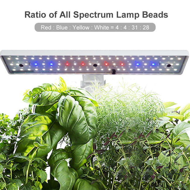 Smart Hydroponics Growing System as picture Smart Hydroponics Growing System Indoor Garden Kit 9 Pods Automatic Timing with Height Adjustable 15W LED Grow Lights 2L Water Tank Smart Water Pump for Home Office Kitchen