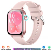 Smart Watch Pink Capsule Smart Watch Mobile Pedometer Heart Rate Monitoring Bluetooth Calling 169 Touch Display Smart Bracelet