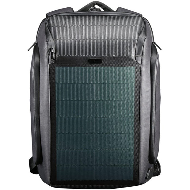 Solar USB charging Backpack Black Solar USB charging Backpack