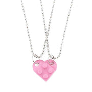 Valentines Day Gift Pink Valentines Day Gift Jewelry Heart Necklace