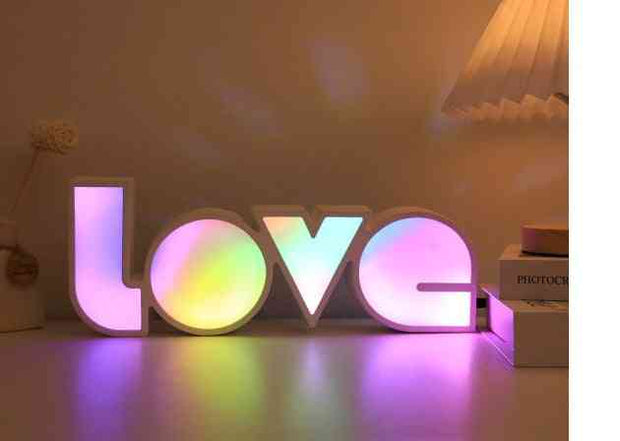 Valentines Day LED LOVE Light C / USB Valentines Day LED LOVE Light Gift For Girlfriend