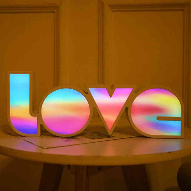 Valentines Day LED LOVE Light Valentines Day LED LOVE Light Gift For Girlfriend