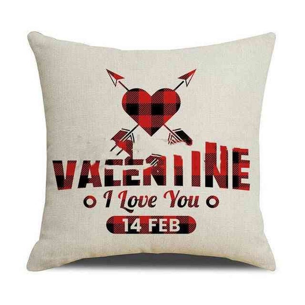 Valentines Day red pillowcase cushion co VR003 style Valentines Day red pillowcase cushion cover