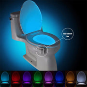 White Basic Version / 6.8 x 6.7 x 1.7 CM Smart Motion Sensor Toilet Seat Night Light