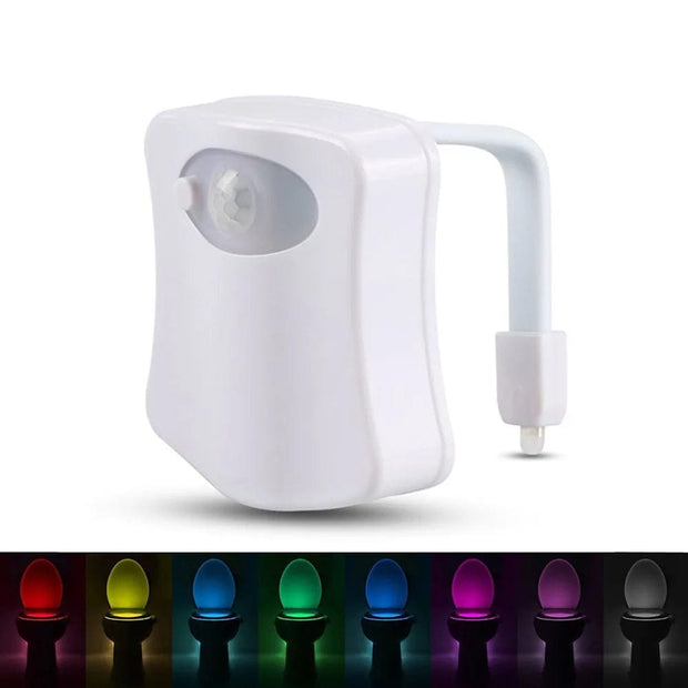 White Basic Version / 6.8 x 6.7 x 1.7 CM Smart Motion Sensor Toilet Seat Night Light