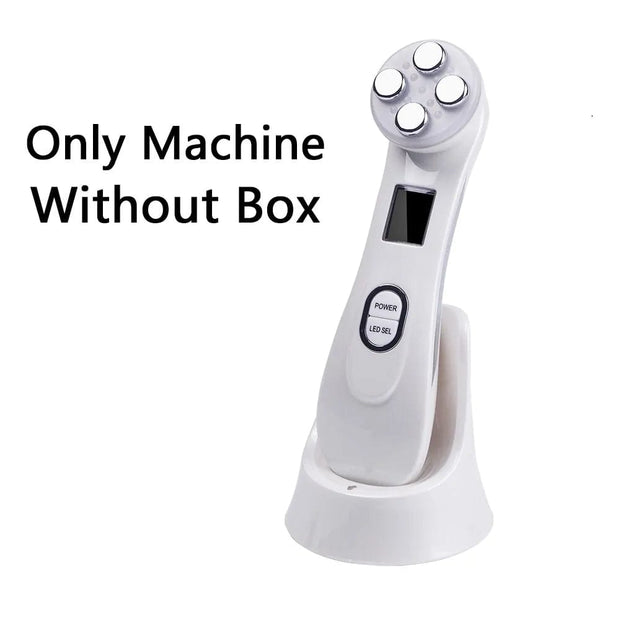 White no Box Skin Care Face Massager