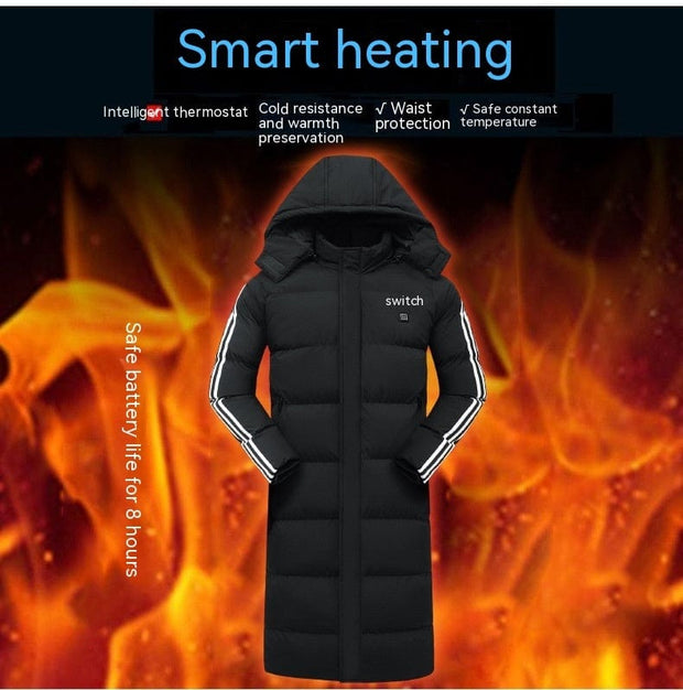 Winter Zone 11 Heated Coat Winter Zone 11 Heating Down Coat Heating Long Coat